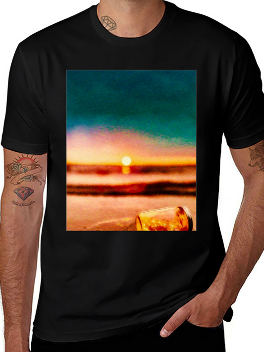 Sunset Beach Graphic Tee - Relaxed Fit