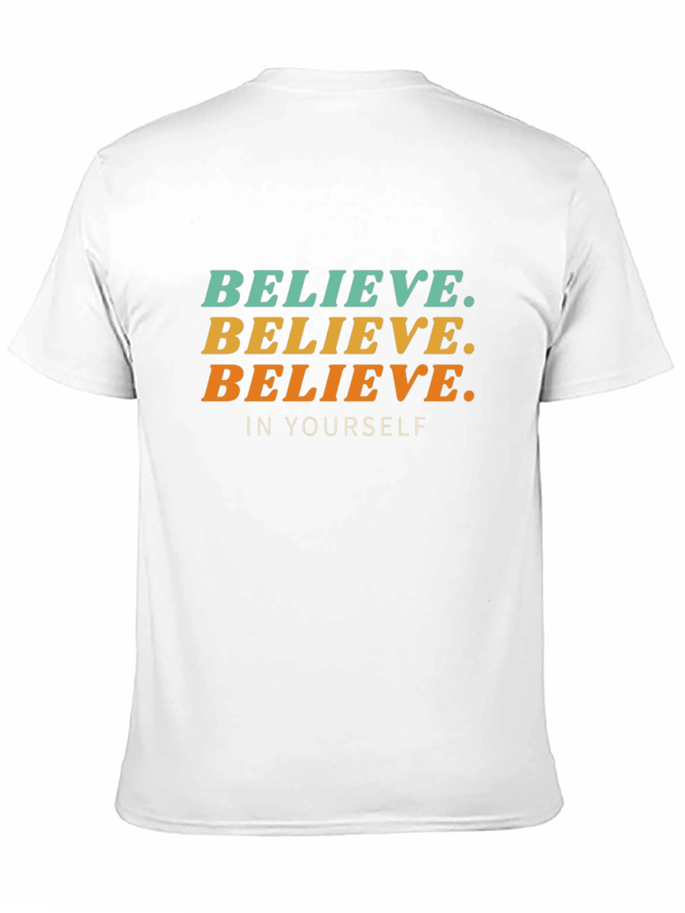 Believe In Yourself Black T-Shirt