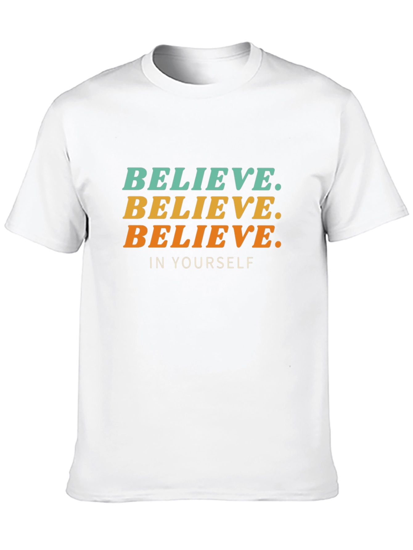 Believe In Yourself Black T-Shirt