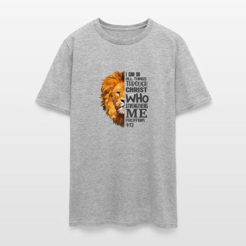 Philippians 4:13 Christian Verse Lion