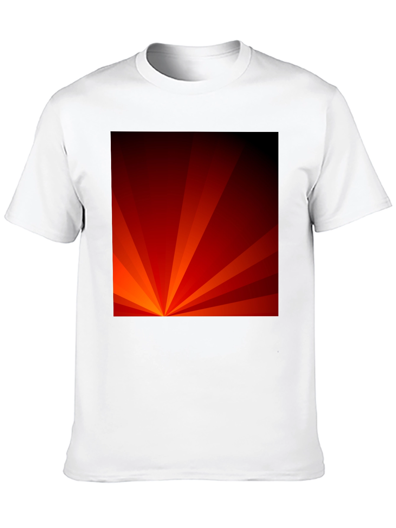 Radiant Rays Graphic Tee - Modern Style