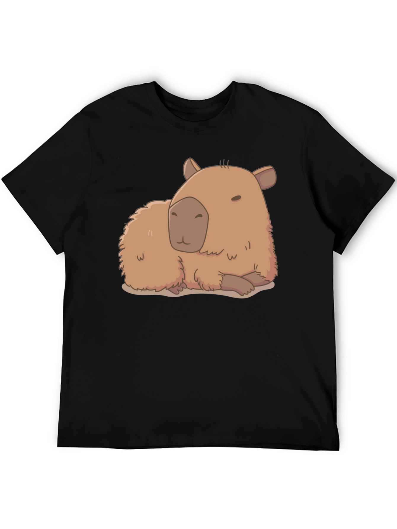 Capybara Graphic Tee - Relaxed Fit Cotton T-Shirt