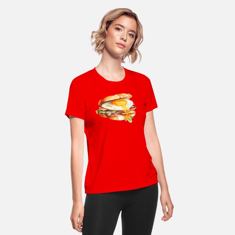 Poached Egg and Bacon Sandwich