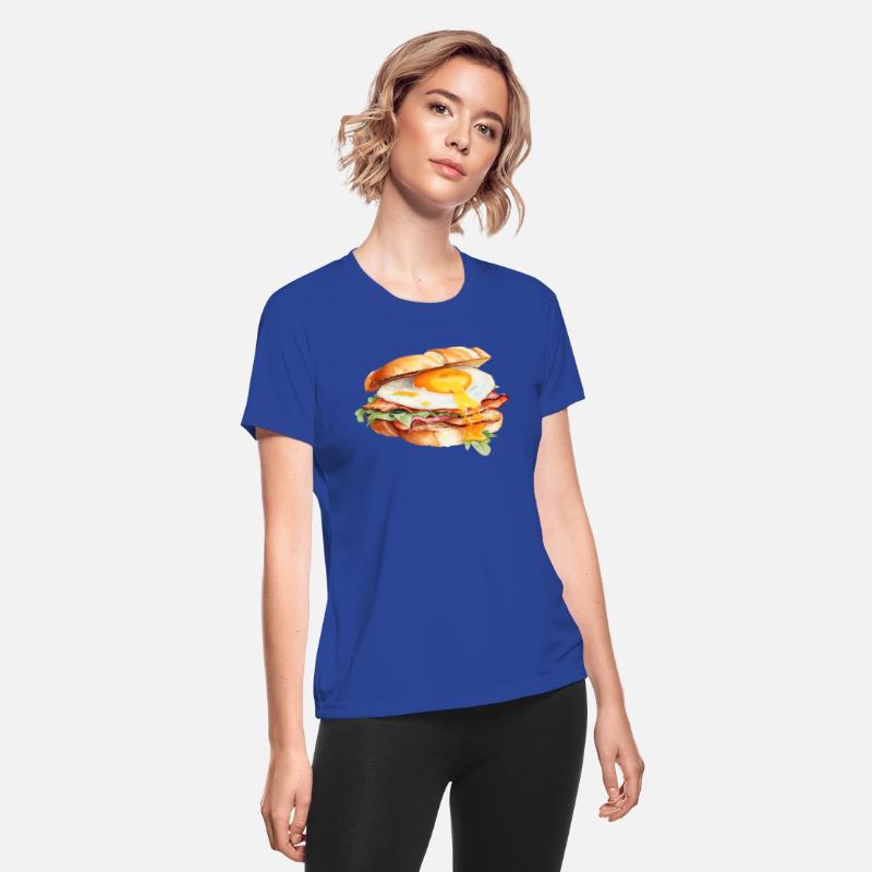 Poached Egg and Bacon Sandwich