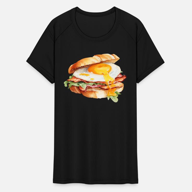 Poached Egg and Bacon Sandwich