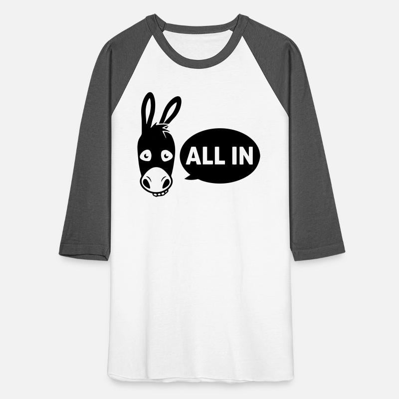 Poker donkey - all in