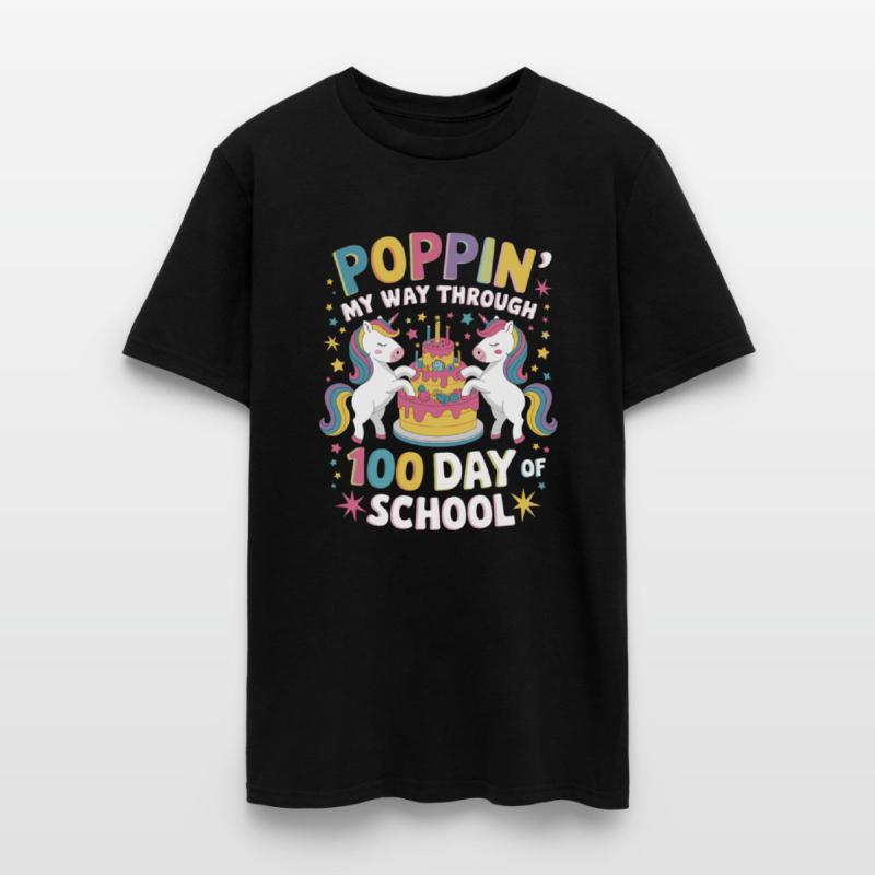 Poppin My Way Through 100 Days Of School Unicorn