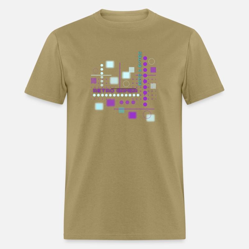 Power Up Retro Gamer Purple and Blue Graphic