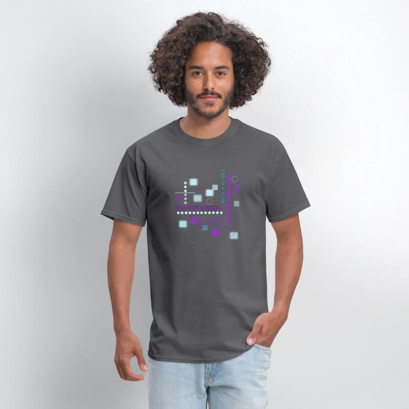 Power Up Retro Gamer Purple and Blue Graphic