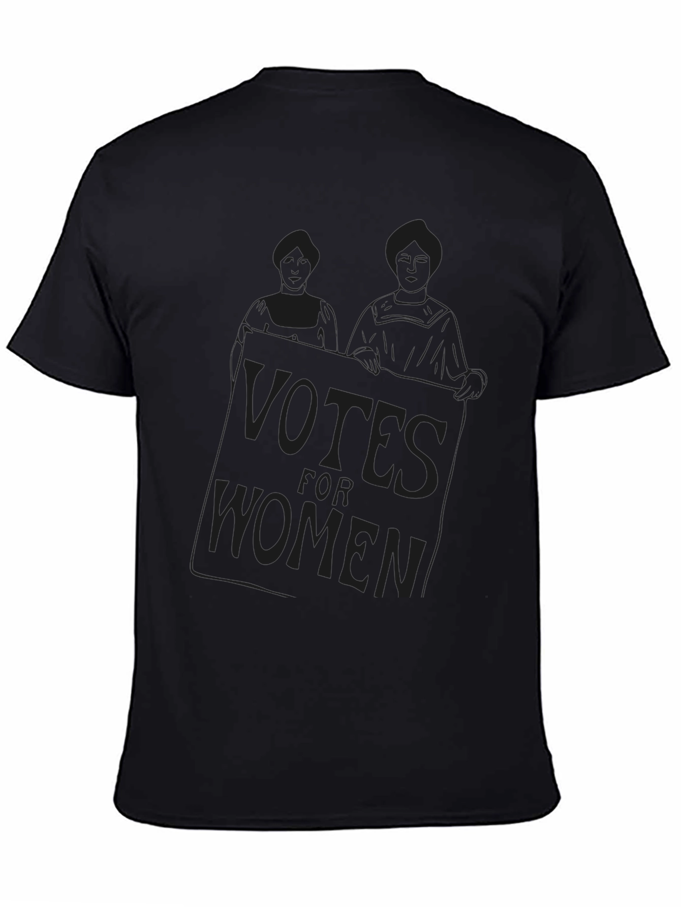 Votes for Women Black Graphic Tee