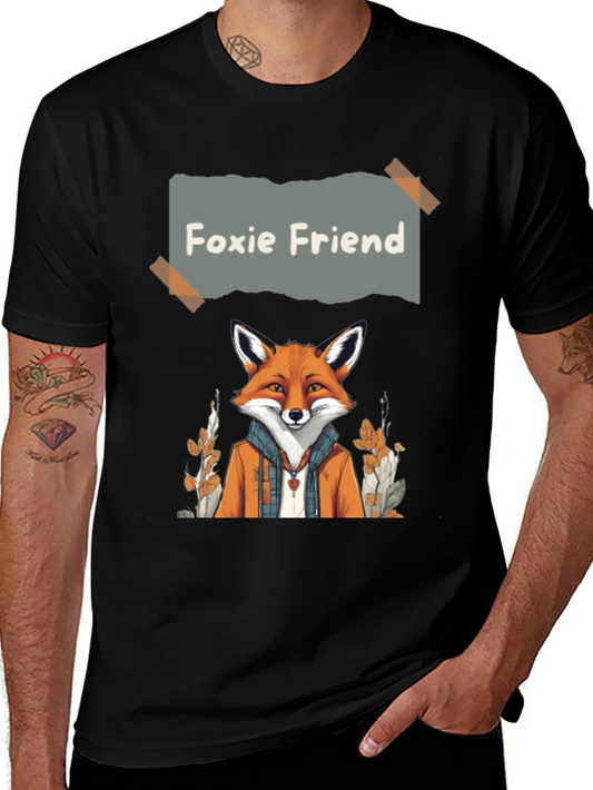 Foxie Friend Graphic T-Shirt - Premium Comfort