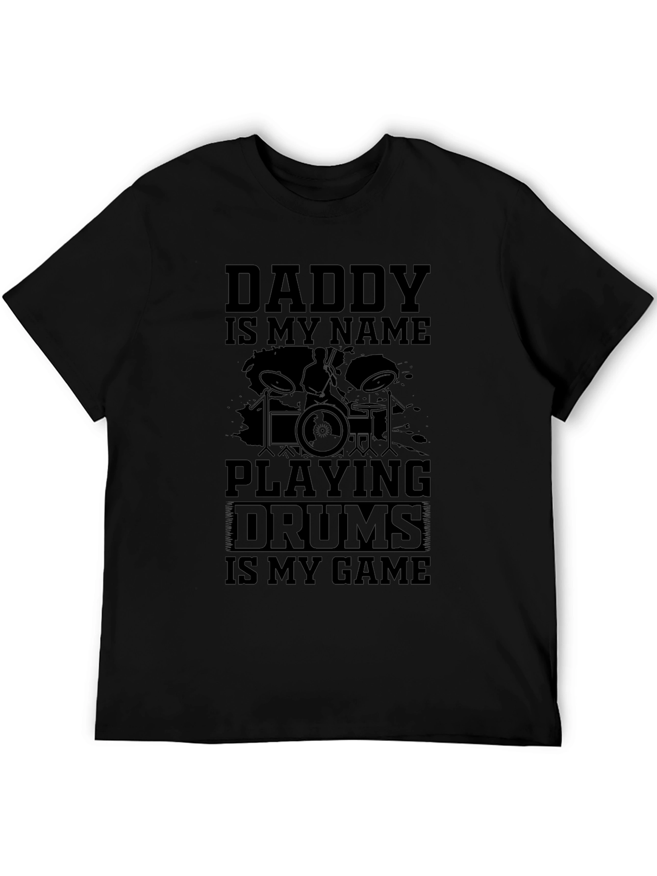 Daddy Drummer T-Shirt - Music Lover Tee