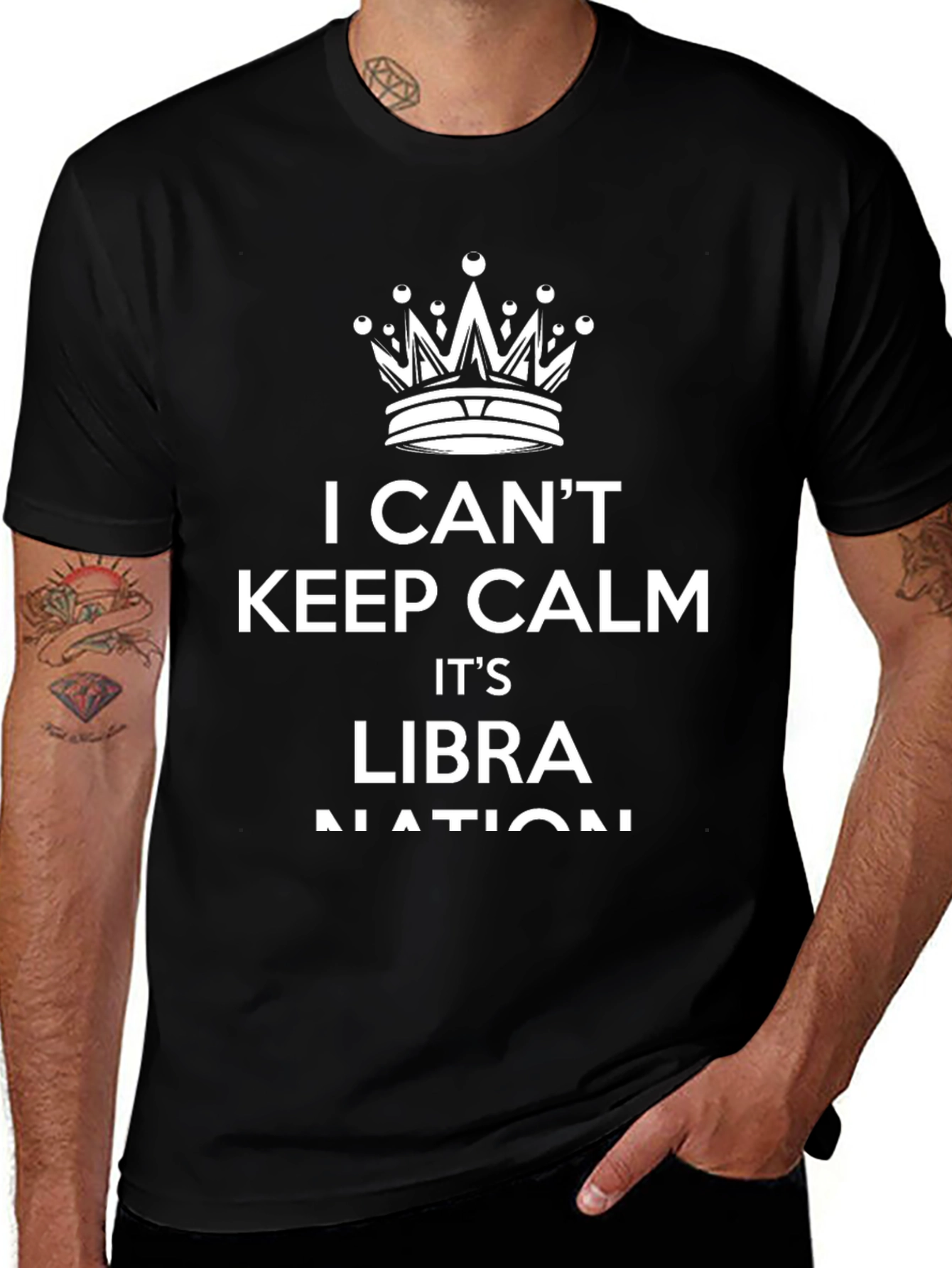 Libra Nation Graphic Tee - Stay Calm
