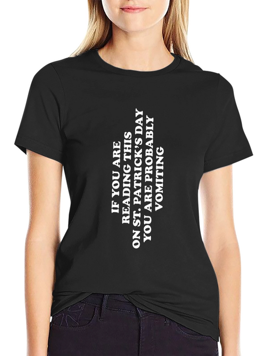 St. Patricks Day Vomiting Funny T-Shirt