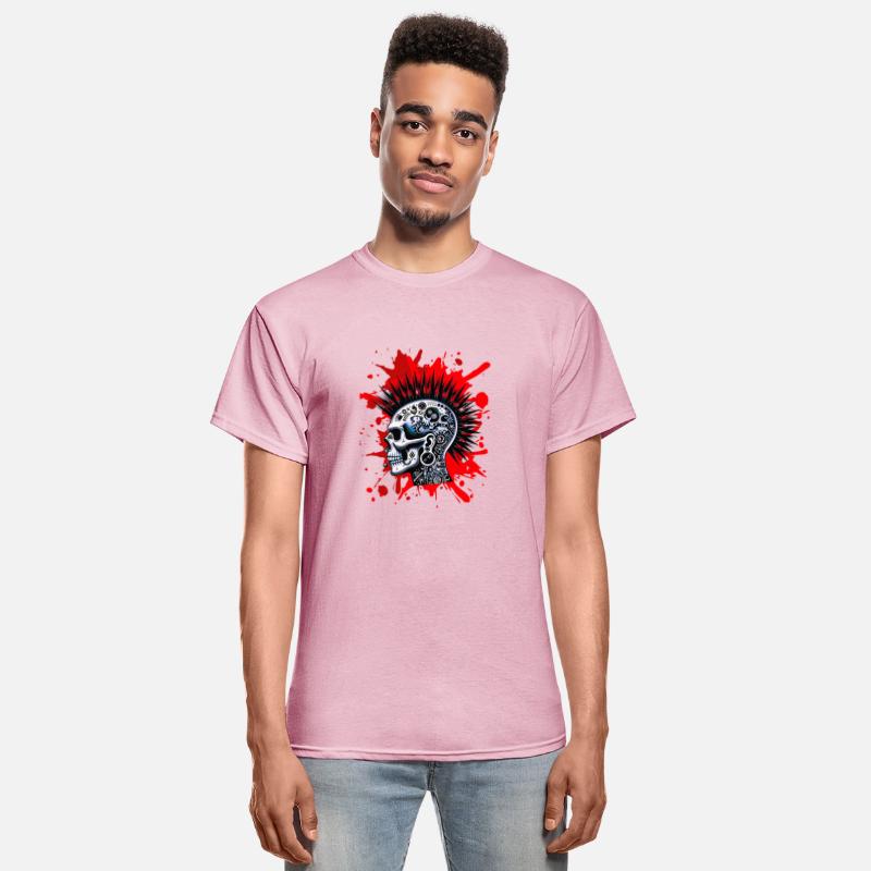 Punk Retro Rocker Skull