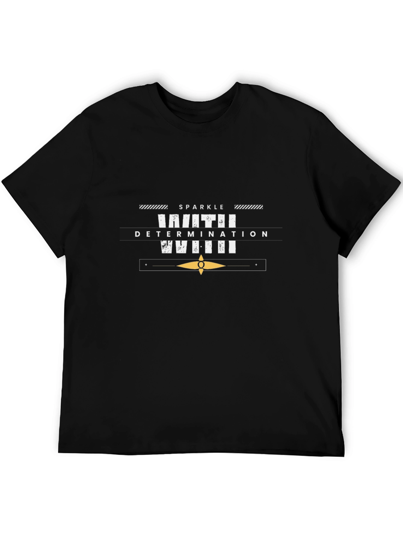 Sparkle Determination Graphic Print T-Shirt