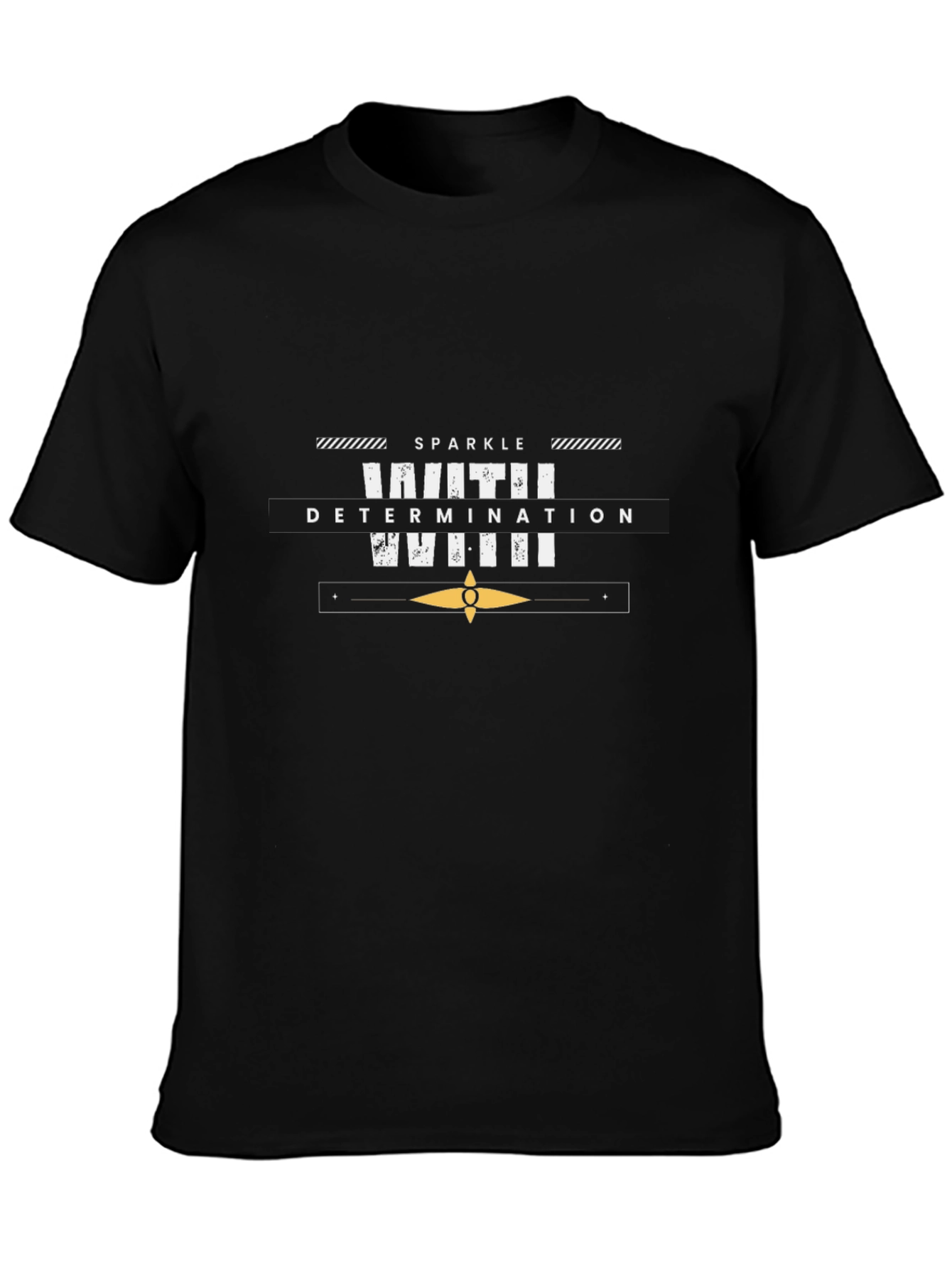 Sparkle Determination Graphic Print T-Shirt