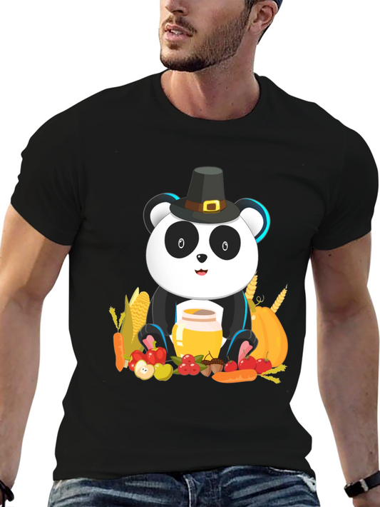 Thanksgiving Panda T-Shirt