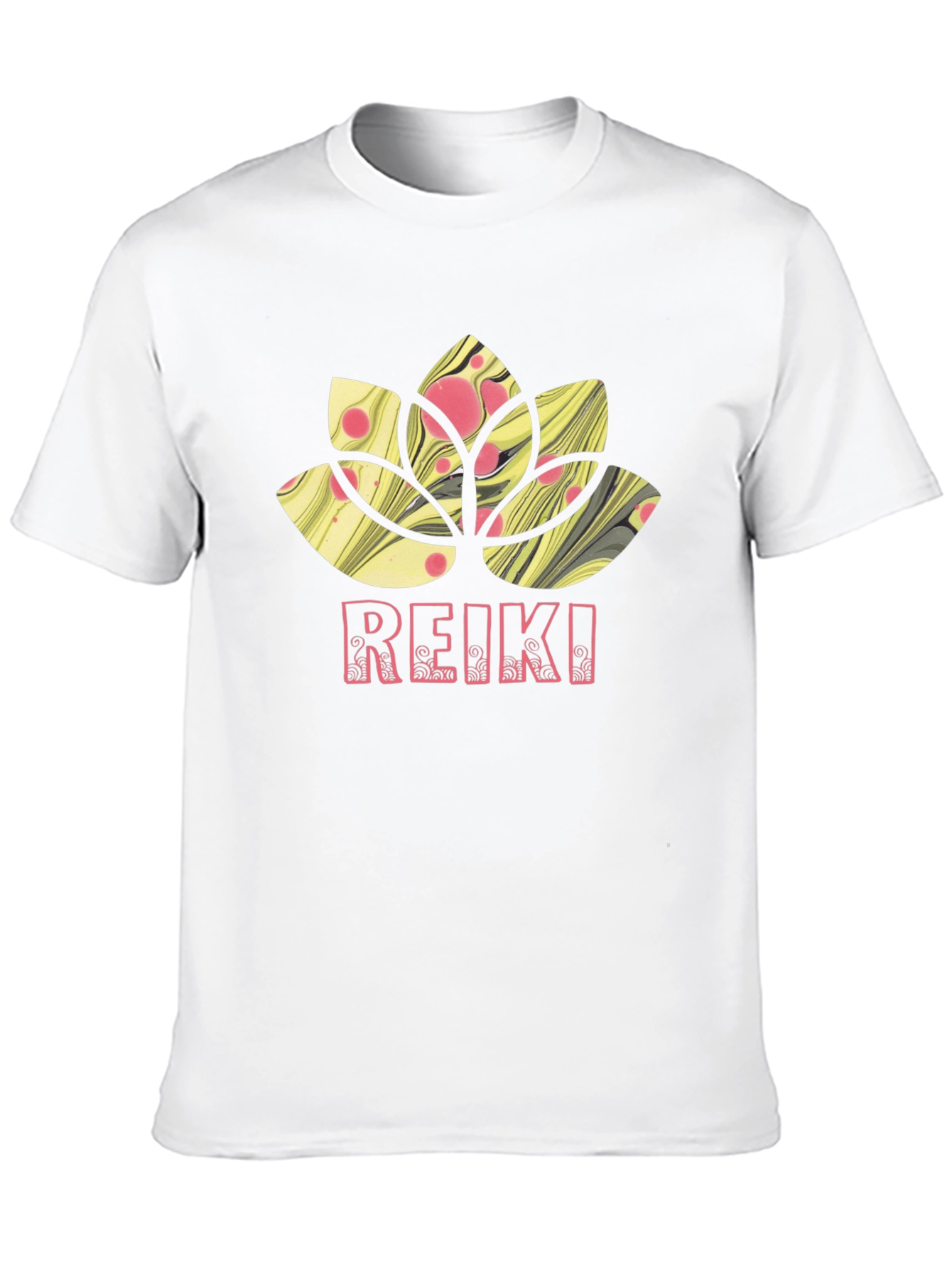 Reiki Lotus Flower Graphic Tee - Relax & Heal