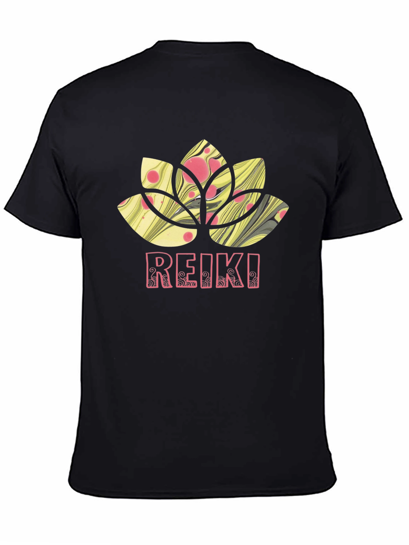 Reiki Lotus Flower Graphic Tee - Relax & Heal