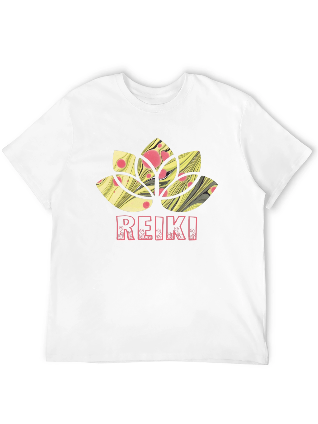 Reiki Lotus Flower Graphic Tee - Relax & Heal