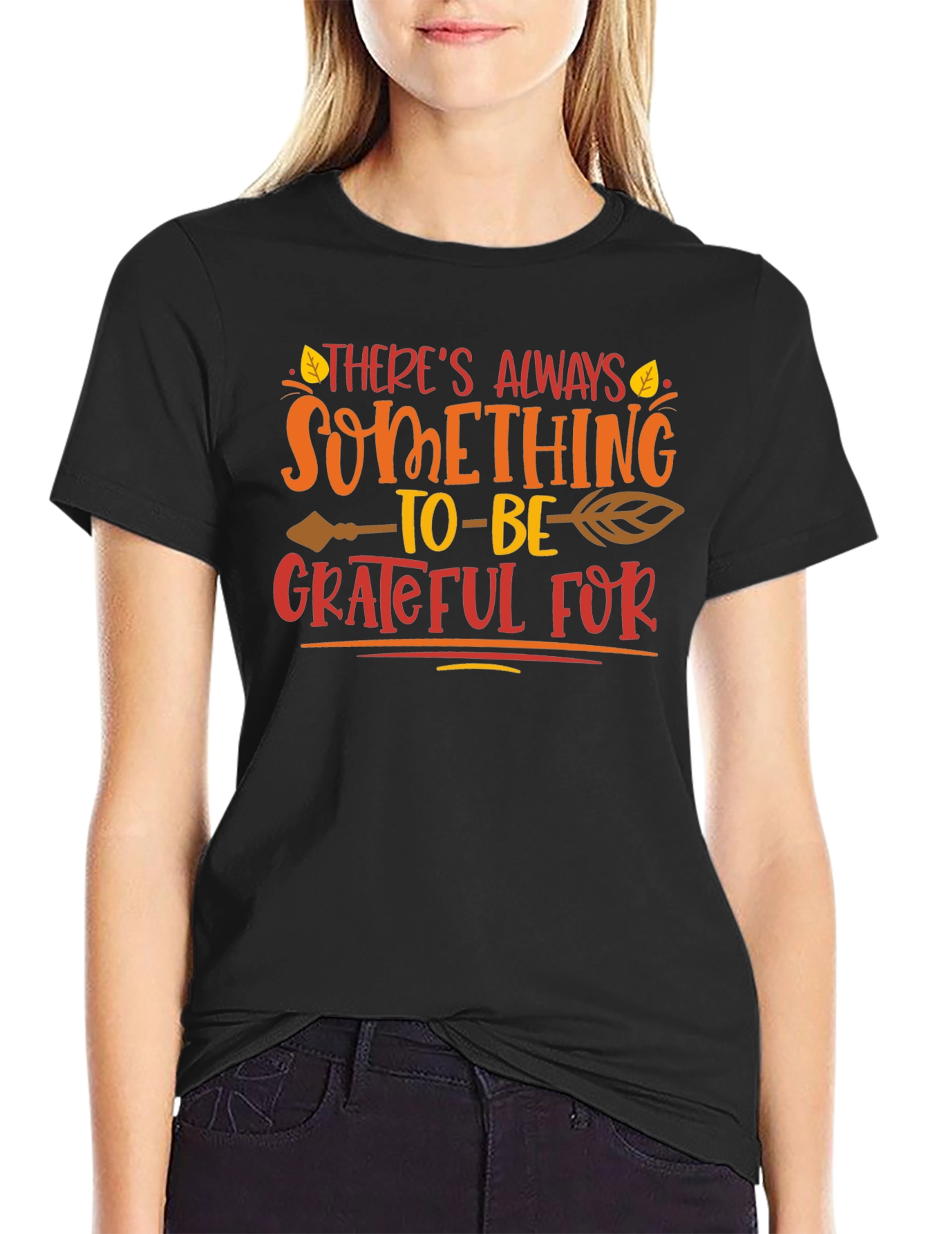 Grateful T-Shirt - Fall Harvest Thanksgiving Design