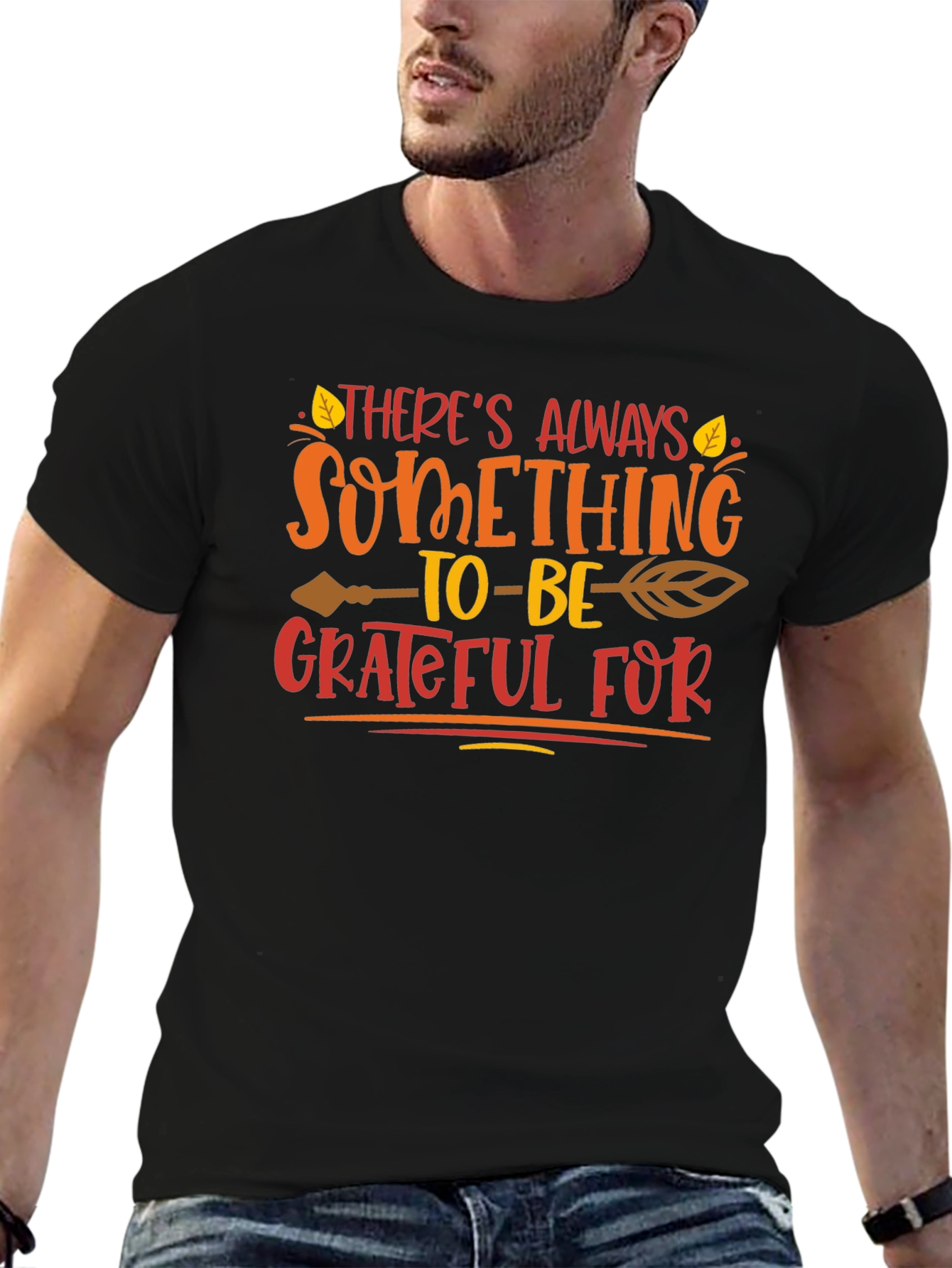 Grateful T-Shirt - Fall Harvest Thanksgiving Design