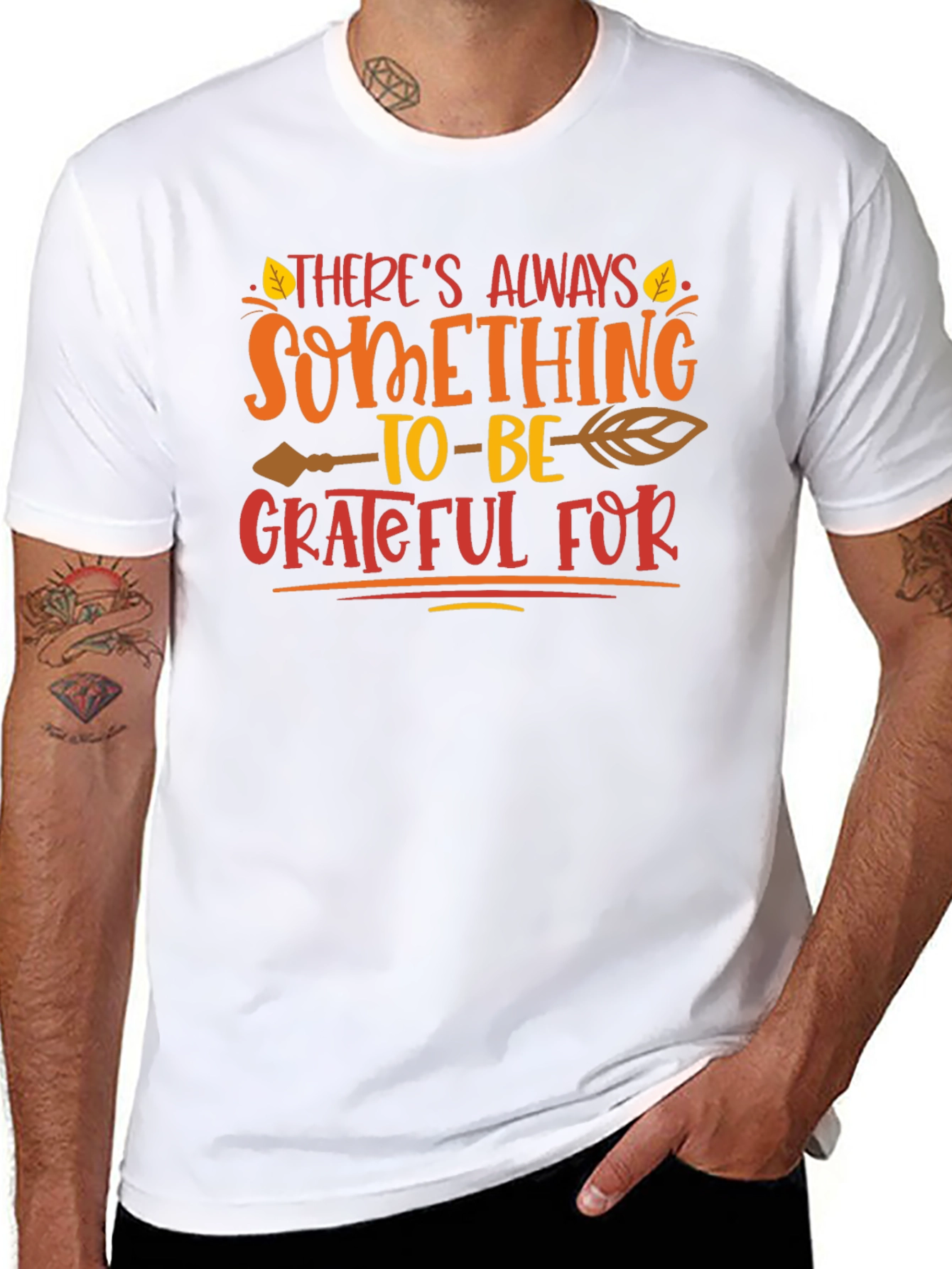 Grateful T-Shirt - Fall Harvest Thanksgiving Design