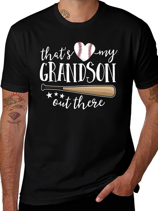 Thats My Grandson Out There Baseball T-Shirt