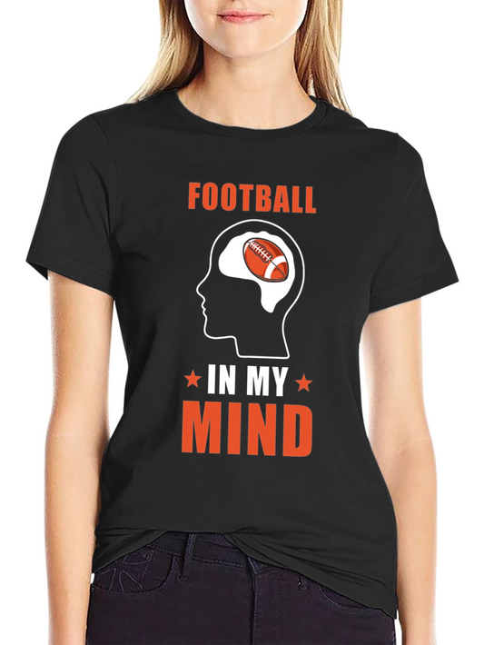 Football On My Mind Graphic Tee