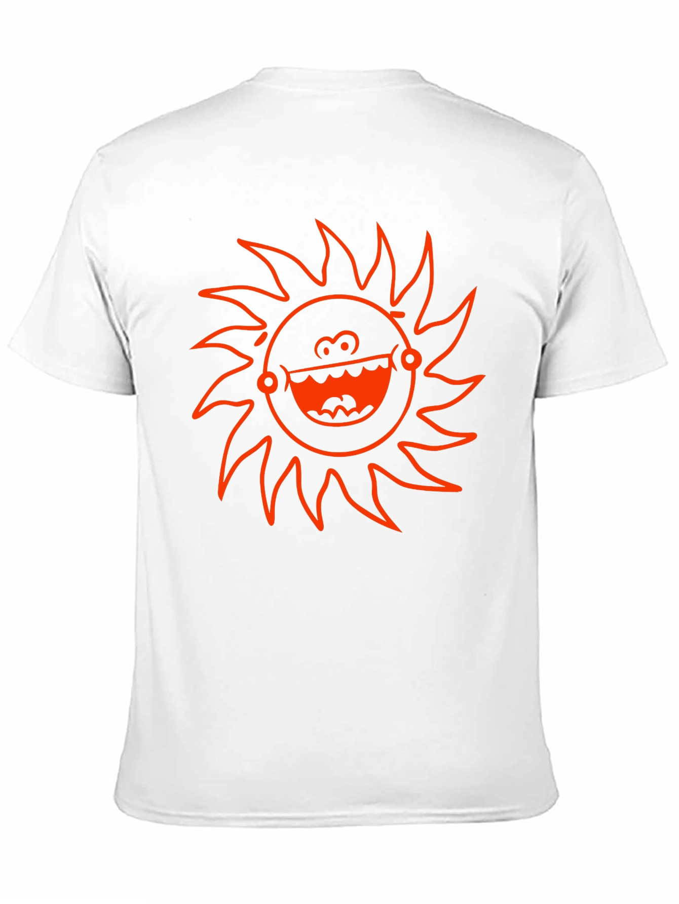 Funky Sun Graphic T-Shirt - Black Cotton Tee