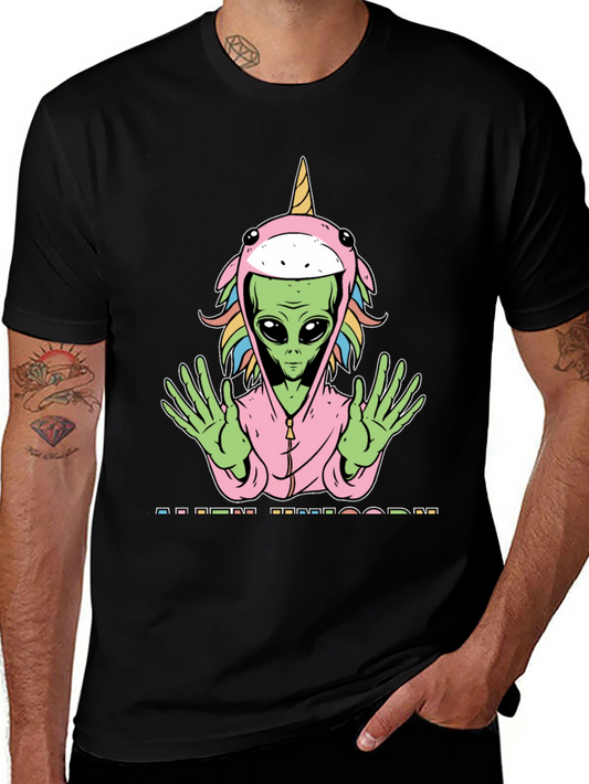 Alien Unicorn T-Shirt - Unique Graphic Tee
