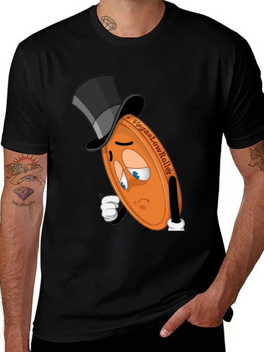 Vegas Low Roller Cartoon T-Shirt