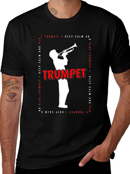 Trumpet Player T-Shirt - Keep Calm and Play!