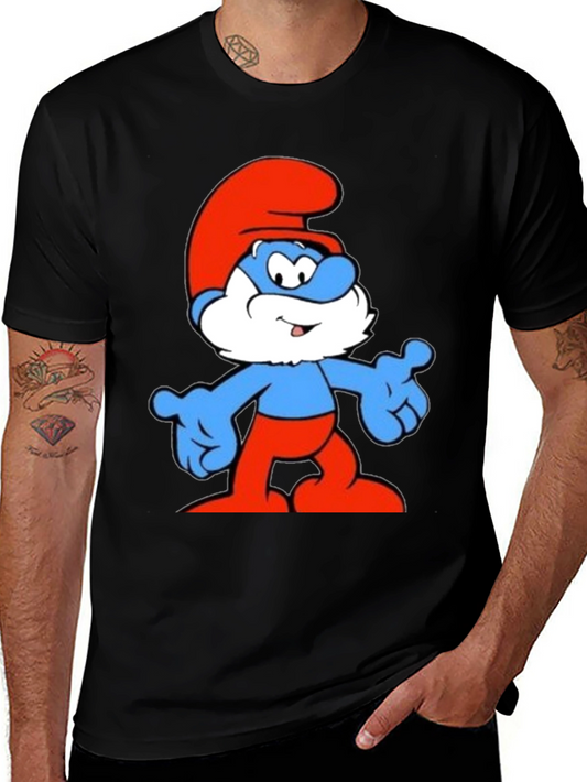 Papa Smurf Black T-Shirt