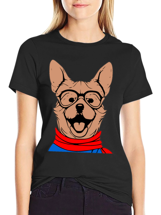 Cool Dog with Glasses T-Shirt