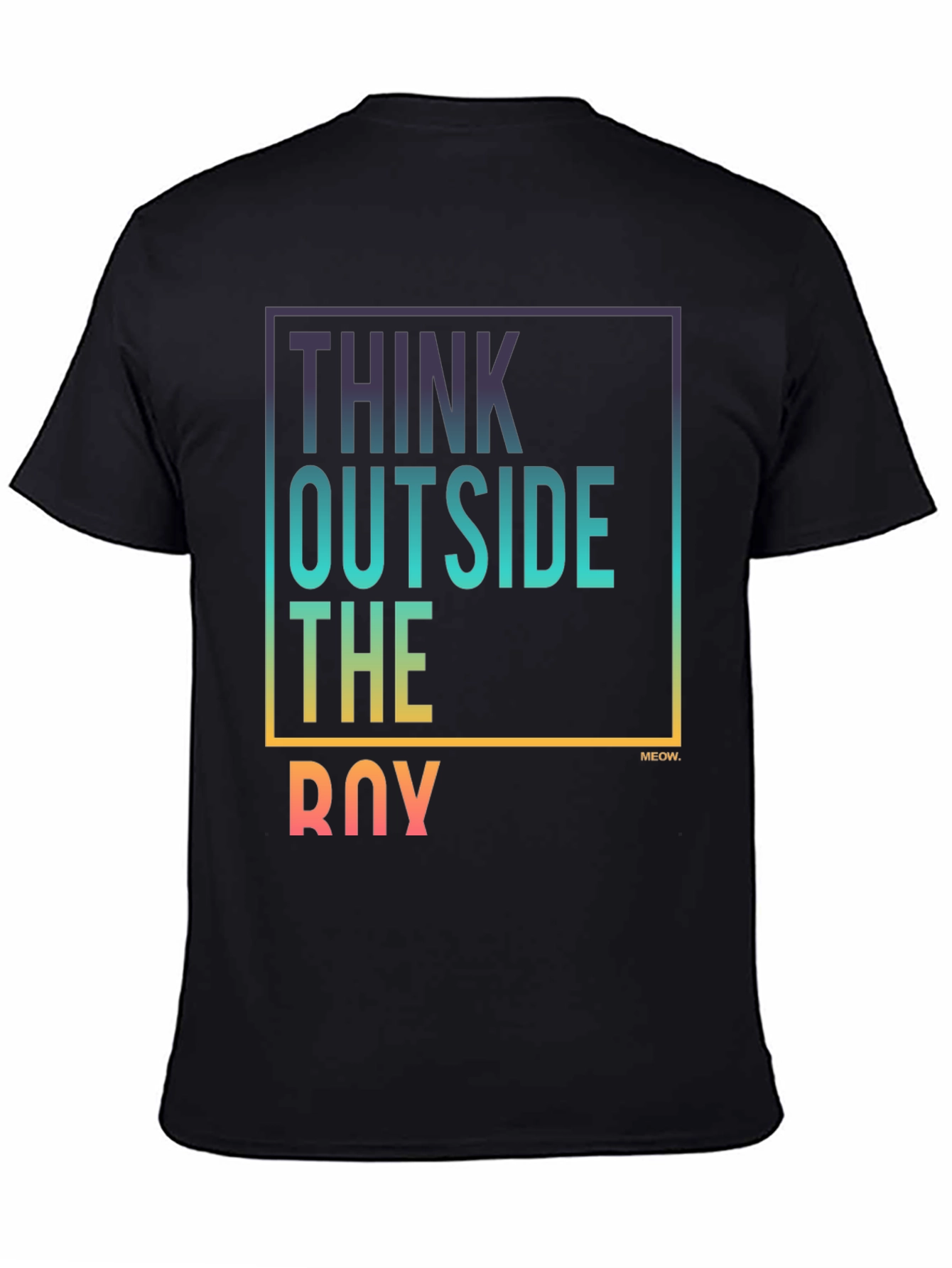 Think Outside the Box Tee - Stylish Graphic T-Shirt