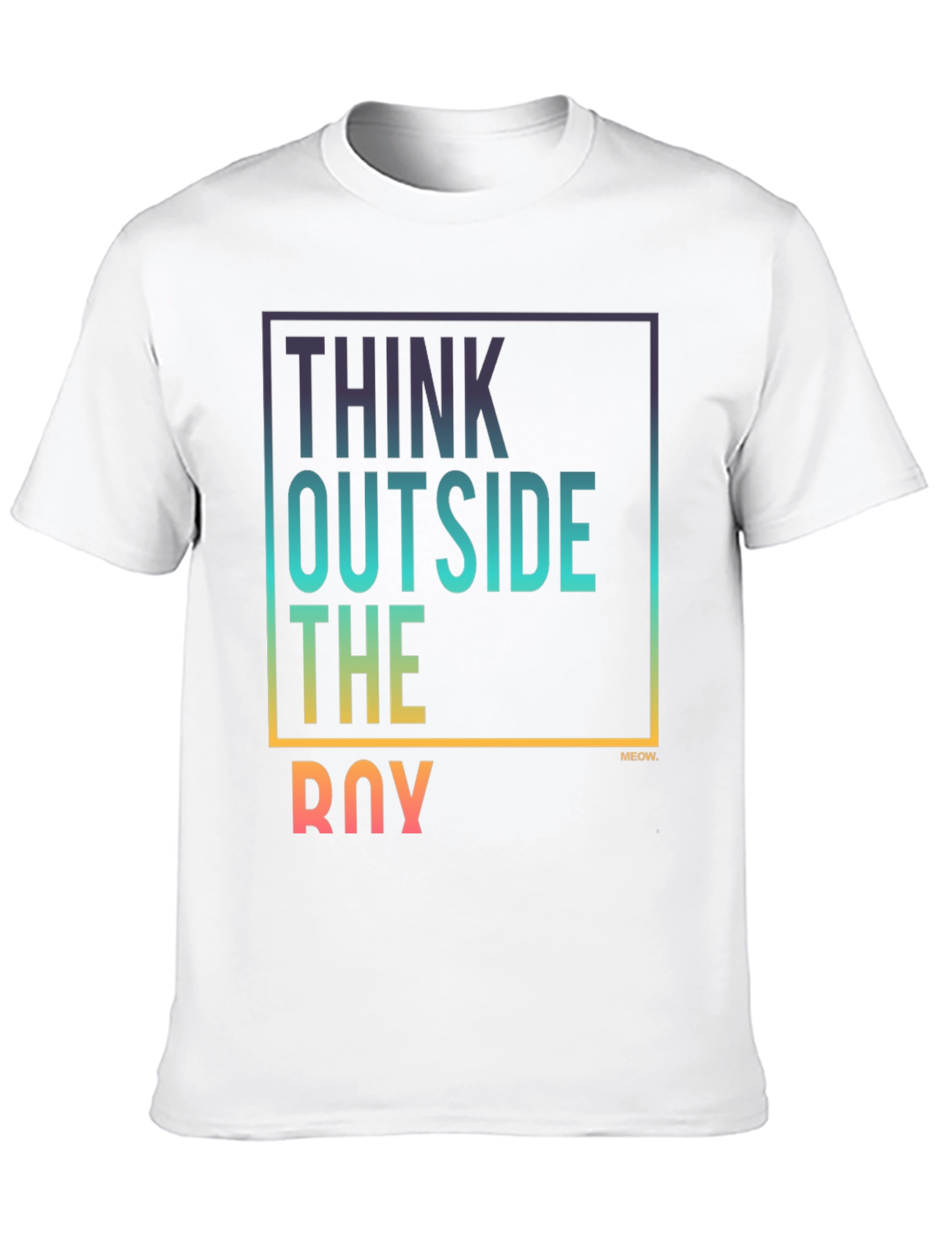 Think Outside the Box Tee - Stylish Graphic T-Shirt