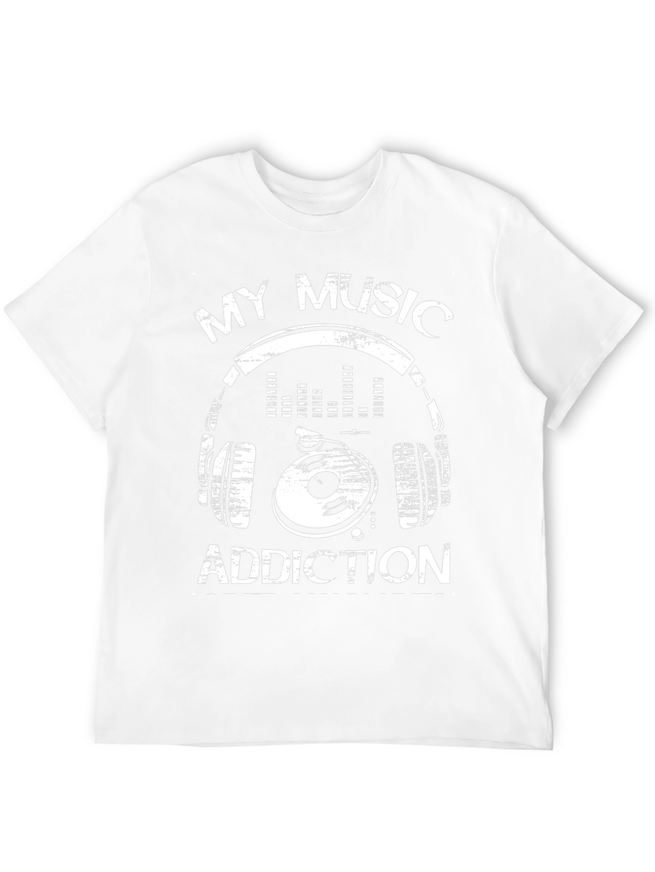 Music Addiction Graphic T-Shirt