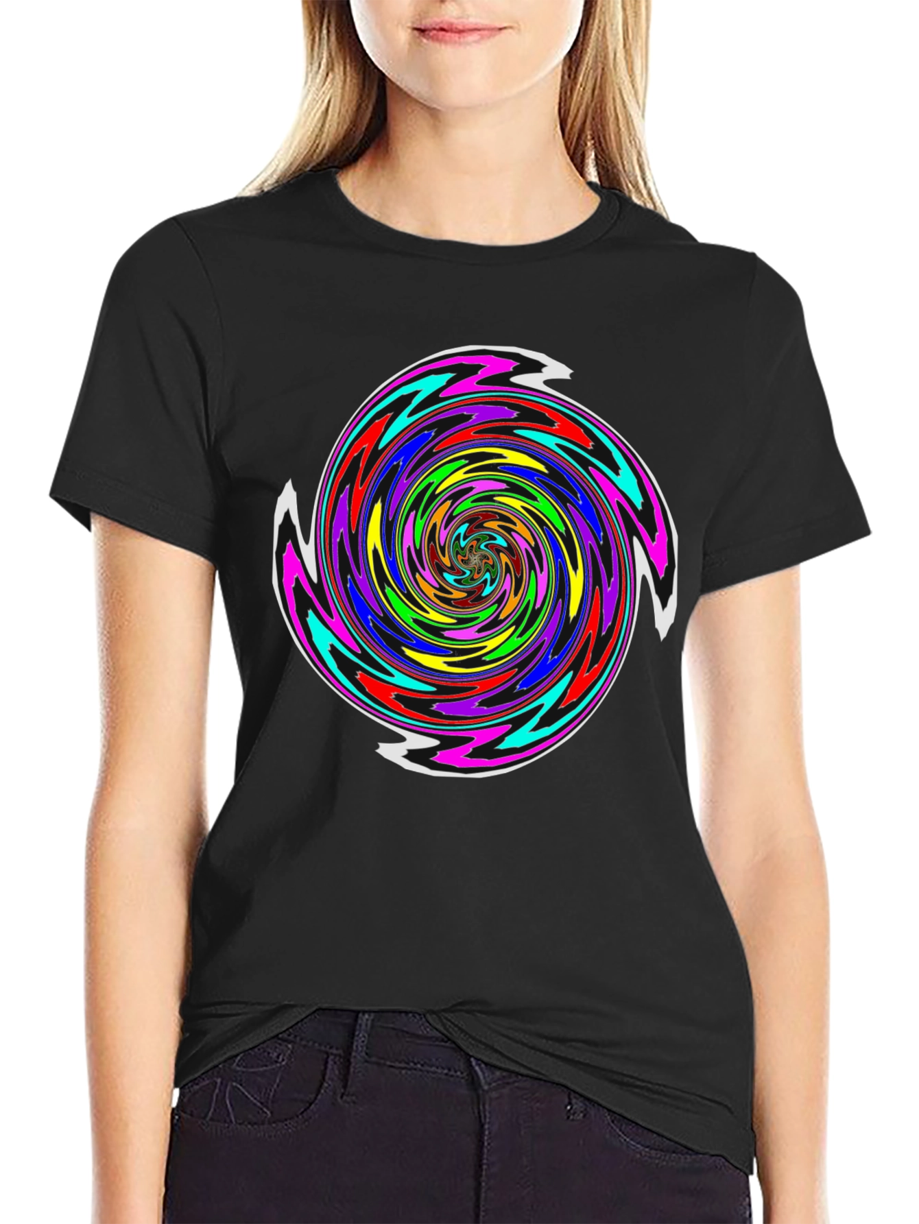 Psychedelic Swirl T-Shirt - Vibrant Graphic Tee
