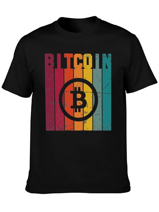 Bitcoin Retro T-Shirt - Crypto Currency Tee