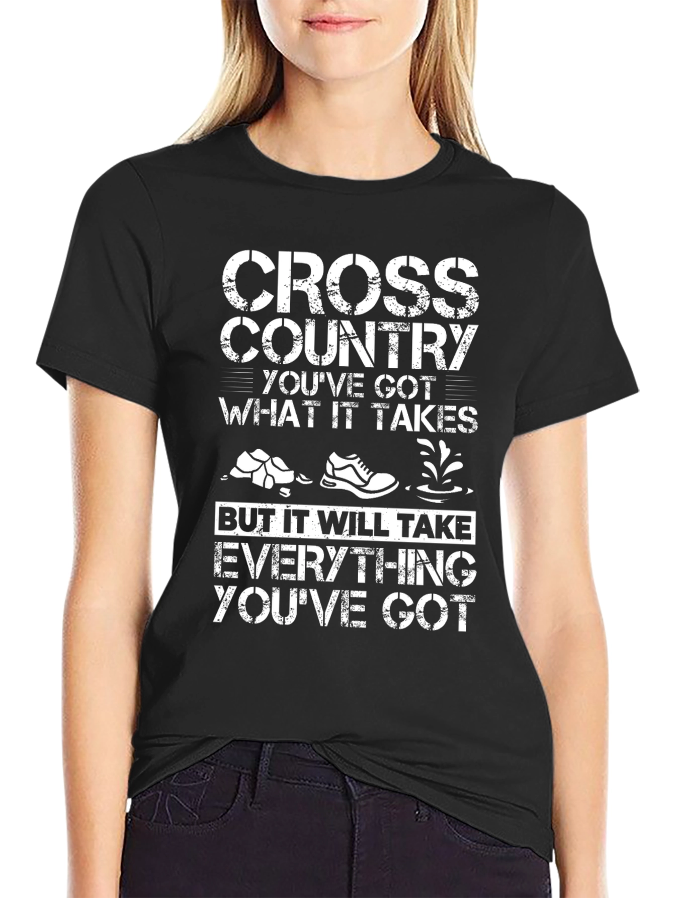 Cross Country Running Graphic T-Shirt