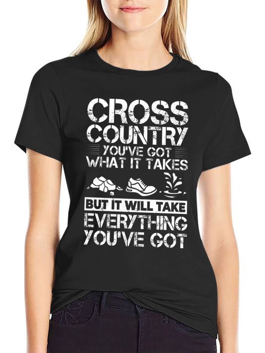 Cross Country Running Graphic T-Shirt