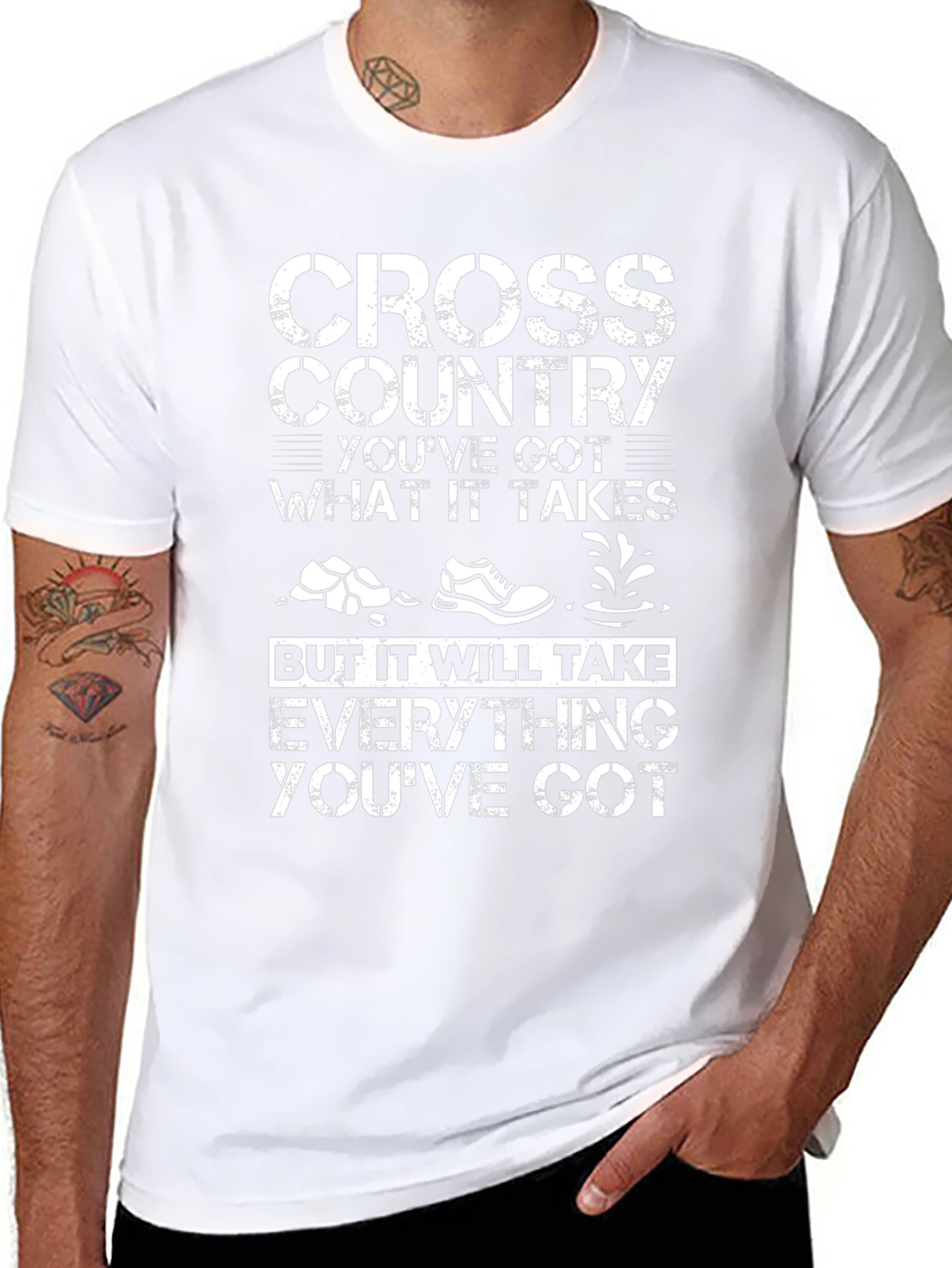 Cross Country Running Graphic T-Shirt