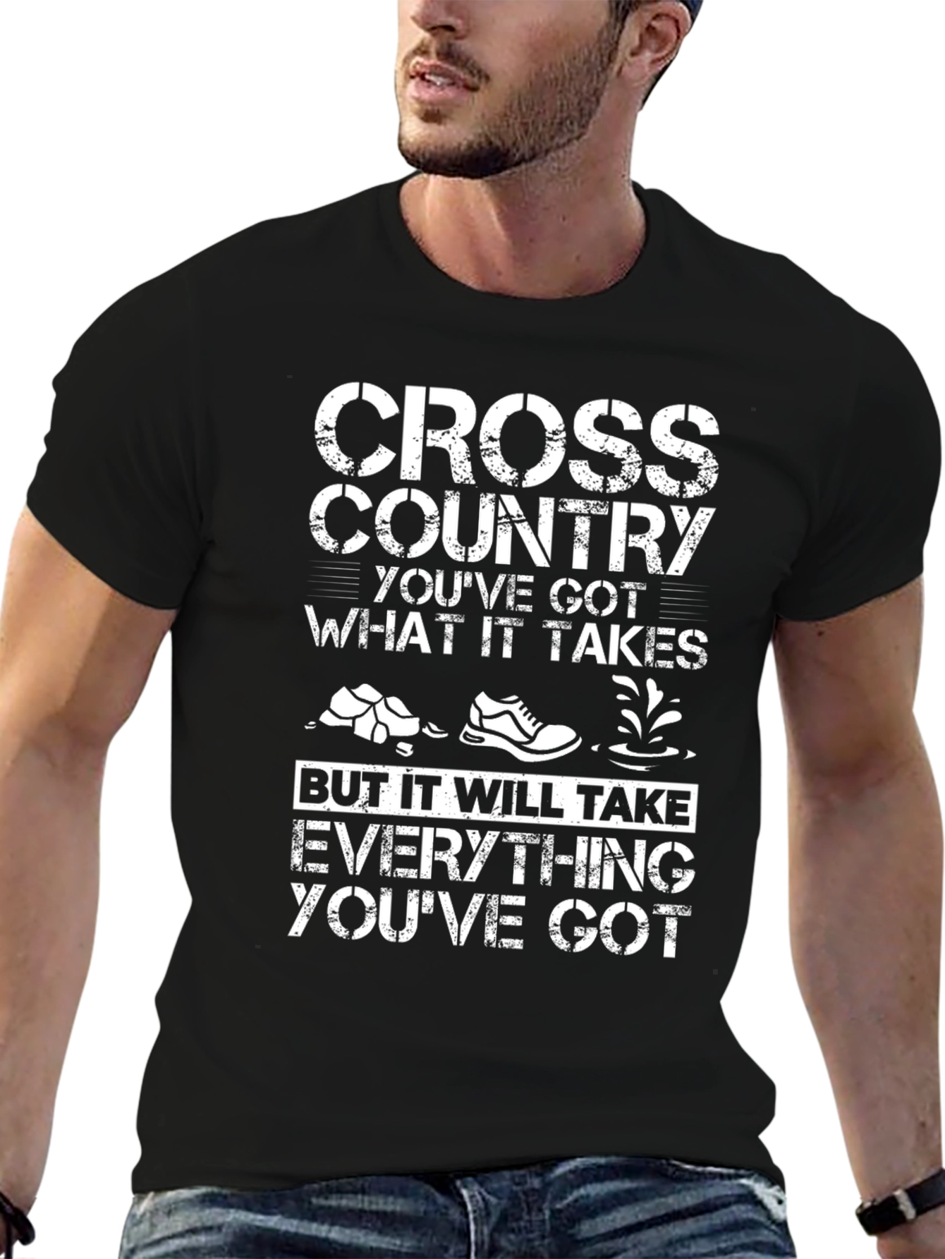 Cross Country Running Graphic T-Shirt
