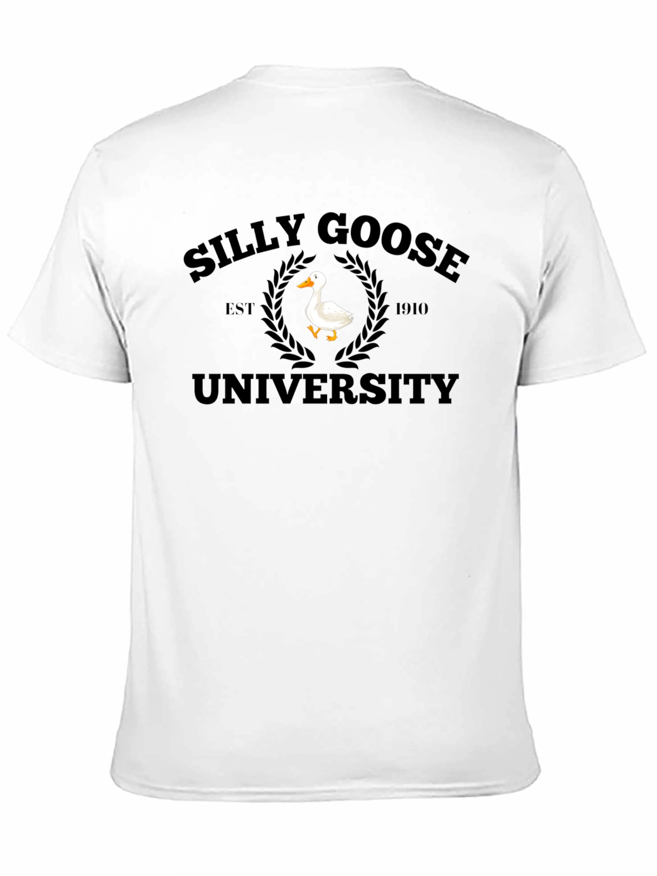 Silly Goose University Black T-Shirt