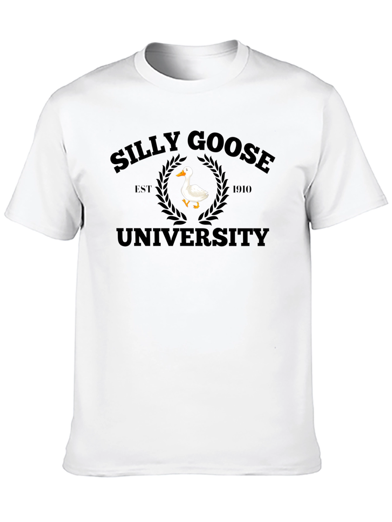 Silly Goose University Black T-Shirt