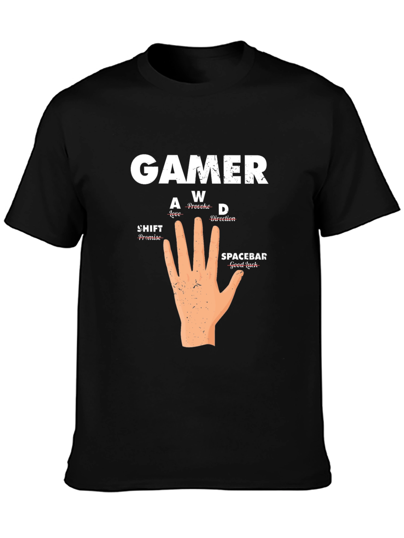 Gamer Hand T-Shirt - Funny Gaming Tee