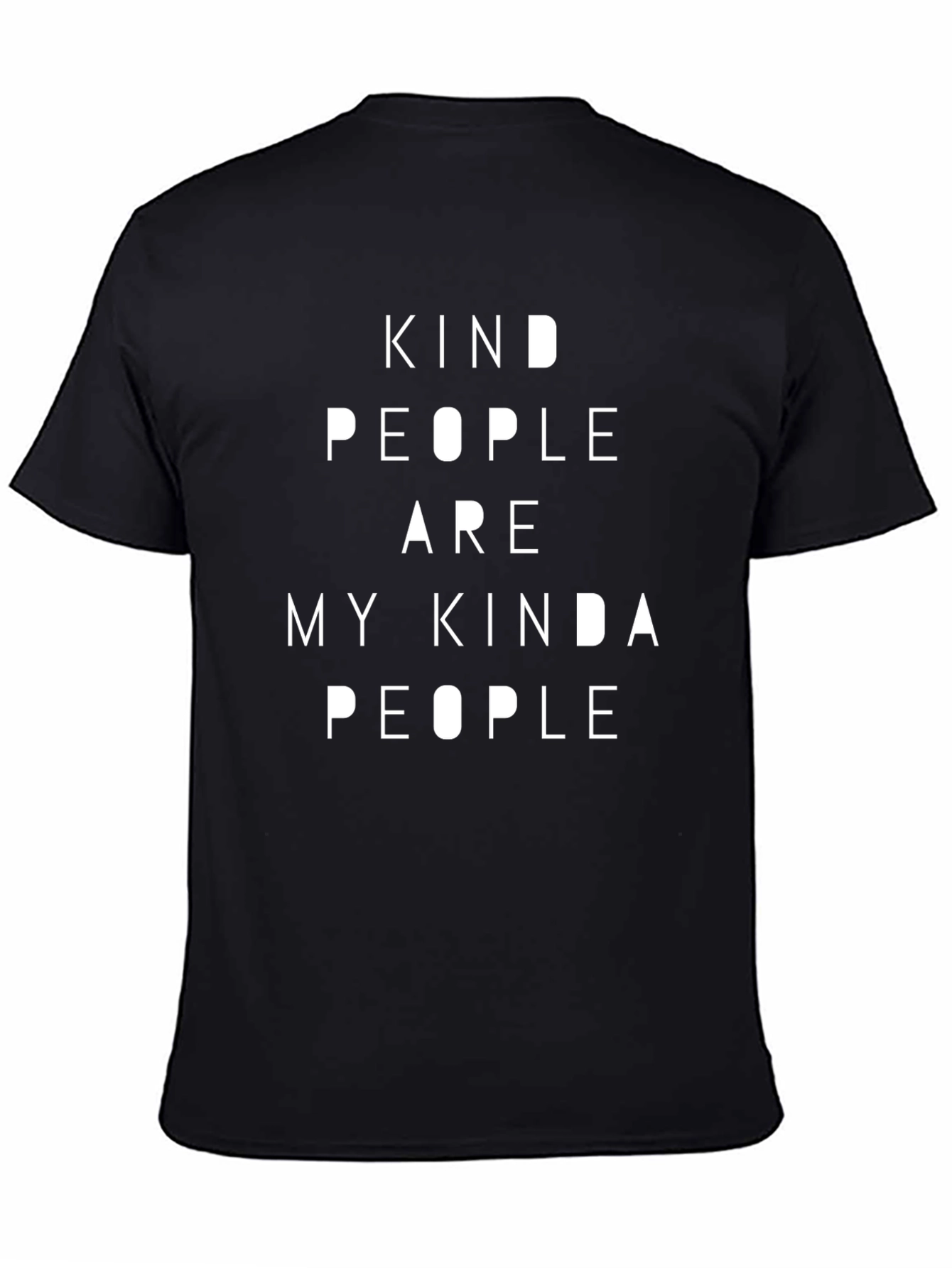 Kind People Graphic Tee - Soft Black T-Shirt