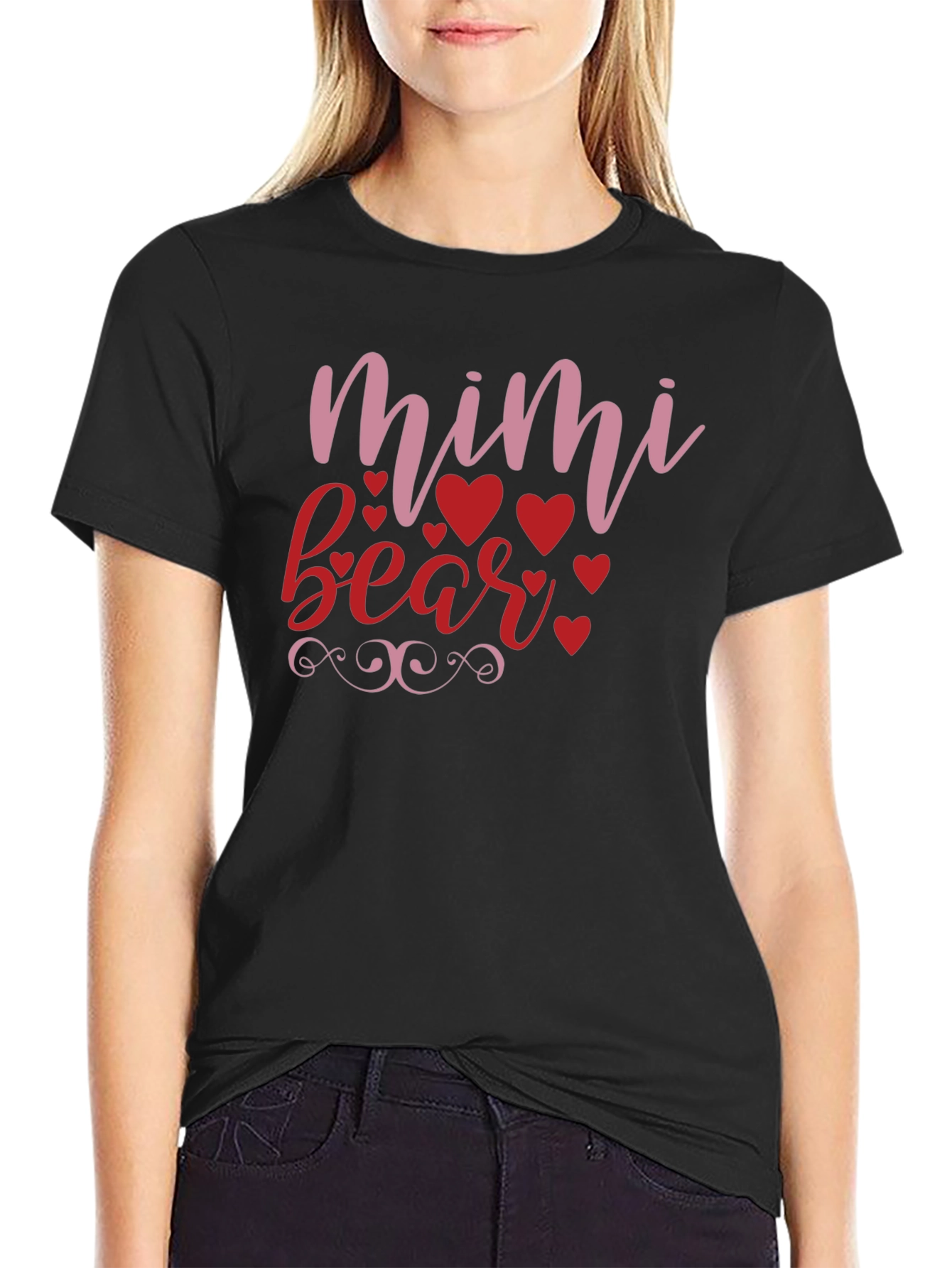 Mimi Bear Graphic Tee - Valentines Day Shirt